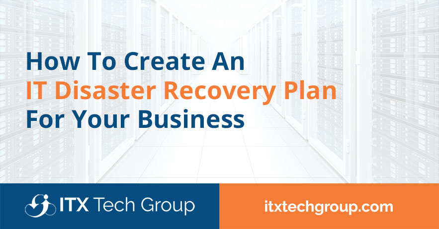 how to create an it disaster recovery plan